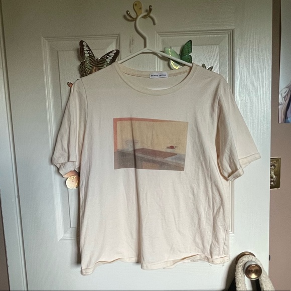 YESSTYLE Sunset Graphic T-shirt - Picture 2 of 5